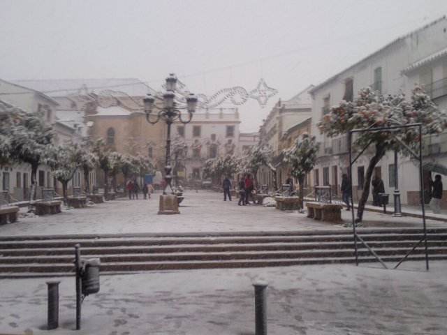 Plaza Mayor - nevada 2010.01.10 (1)